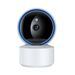 Caméra de sécurité intelligente WiFi TUYA 3MP, surveillance intérieure sans fil avec vision nocturne, vue à 360°, stockage sur carte TF, compatible avec les normes US/EU/UK._voghion.com