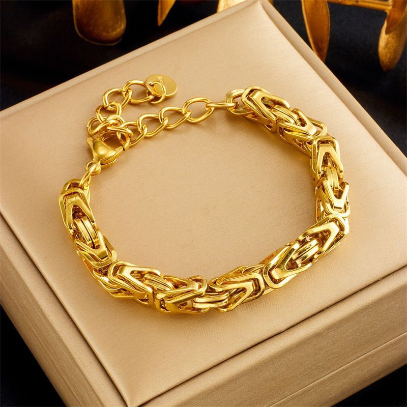 European And American Cross-border Titanium Steel Mal Thick Chain Punk Heavy Stre Style Men's Hip-hop Jewelry_voghion.com
