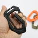 Outdoor Carabiner Quicdraw Tactical Multi-Function D-Shaped Bucle Lightweight Medium Climbing Plastic Steel Spring_voghion.com