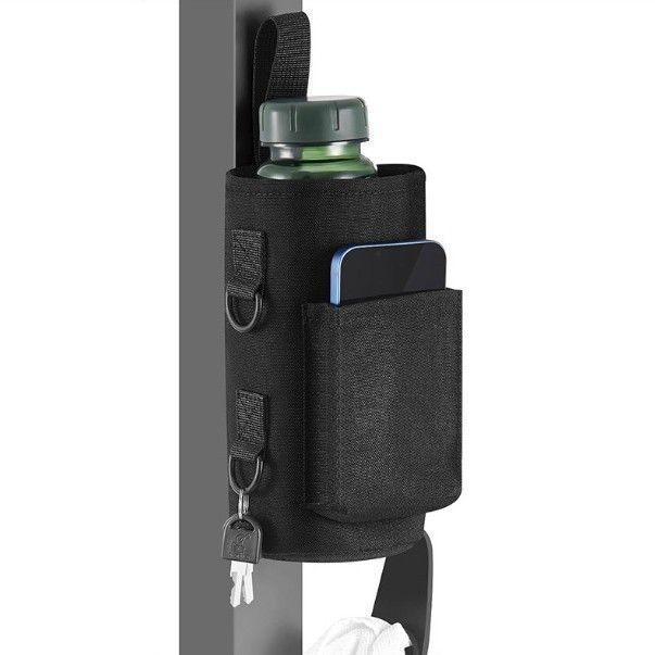 Magnetic Hydration Waist Pack – Adjustable Gym/Running/Cycling Bag (3/6 Magnets, Reflective Strips, Waterproof)_voghion.com