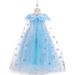 Ropa para madres e hijos, vestido de princesa Elsa de Frozen, vestido de pasarela de malla con lentejuelas para niños, vestido de cosplay_voghion.com