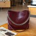 Borsa a secchiello con catena in vera pelle 2025, primavera estate, moda, grande capacità, versatile, monospalla, sottobraccio_voghion.com