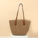 Women's Handheld Basket Straw Beach 2025 Spring New Large Capacity Tote Travel Casual Bag_voghion.com