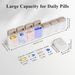 Weekly Pill Organizer - Magnetic 7-Day Pill Box (1 Time Per Day) - Compact & Portable Medication Storage For Travel & Home Use - BPA-Free Plastic_voghion.com