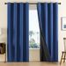 full blackout heat insulation curtains for bedroom with black lining room darkening noise reduction curtains_voghion.com
