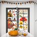 10 Sheets Window Clings Turkey Pumpkin Maple Leaf Pattern Window Stickers Static PVC Fall Window Decals For Home Decoration_voghion.com