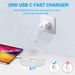 20W Fast Charger For IPhone16 15 Charging Charger,For IPad Fast Charging Wall Charger With 6FT USB To C Cable_voghion.com