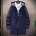 Spring Autumn New Style Casual Versatile And Elegant Medium To Long Windbreaker Korean Edition Trendy Jacket Men's Coat_voghion.com