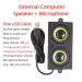 One Cable USB Bluetooth Speaker With Loud Stereo Sound For PC Computer Phone_voghion.com