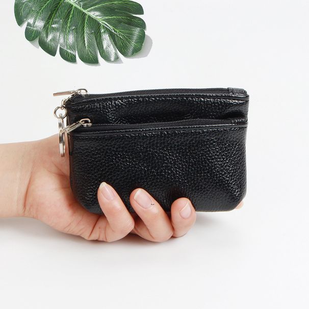 New Women's Purse Clutch Compact Mini Short Wallet Coin Small Card Holder Key Bag_voghion.com