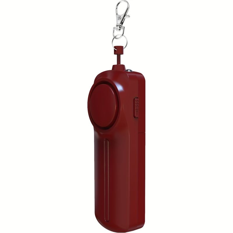 130dB Personal Alarm Keychain With LED Light For Women Men Elderly Safety Home Security_voghion.com