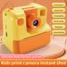 CP09 Polaroidkamera für Kinder Tragbare Thermodruckkamera Stilvolle Kinderkamera_voghion.com