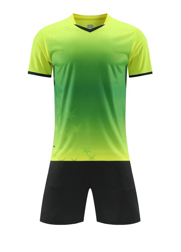 Men's Clothing short-sleeved training suits printed girls' jerseys children's football suits boys' summer game uniforms_voghion.com