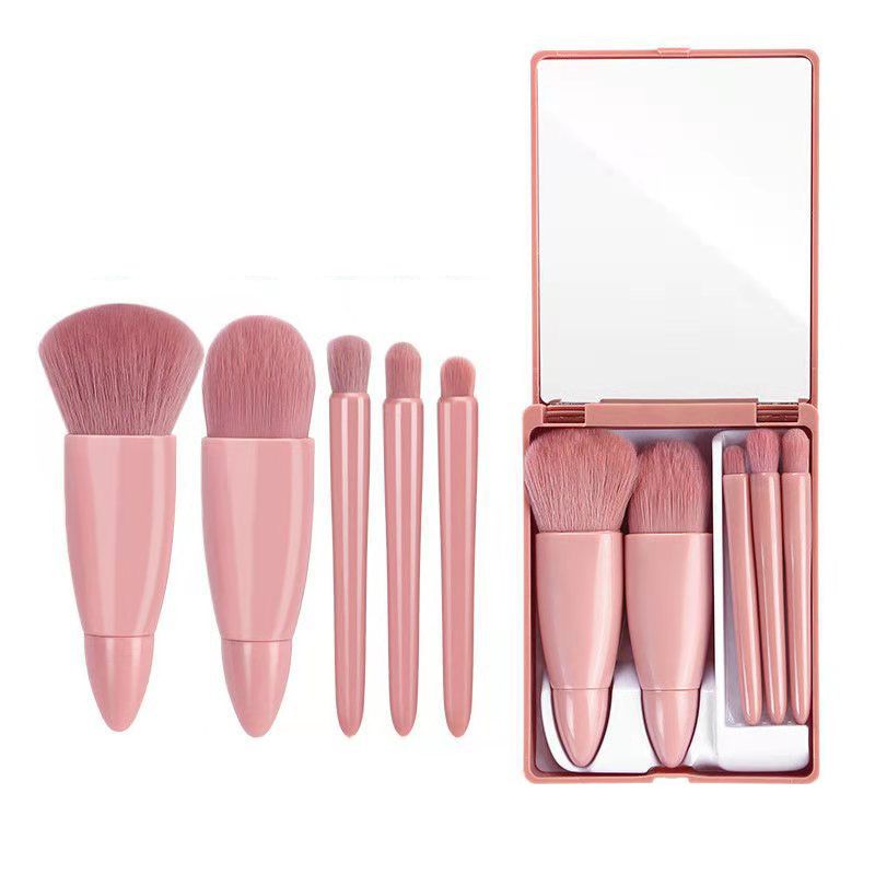 5 Stücke Make-Up Pinsel Werkzeug Set Kosmetische Pulver Lidschatten Foundation Blush Blending Make Up Pinsel_voghion.com
