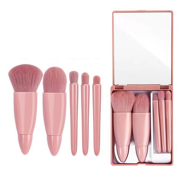 5 Stücke Make-Up Pinsel Werkzeug Set Kosmetische Pulver Lidschatten Foundation Blush Blending Make Up Pinsel_voghion.com