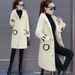 Women's Clothing Fashion Hooded Fleece Coat - Longline Zip-Up Jacket With Pockets, Soft Polyester Outerwear Fall Winter Spring Casual Commuter Style_voghion.com