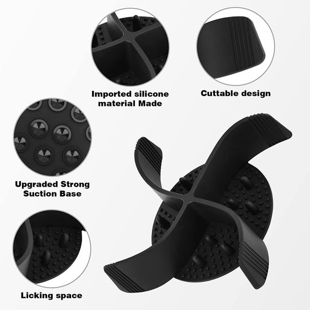 Silicone Super Suction Food Dispenser Pet Feeding Anti-Choke Device Extended Eating Slow Feeder Bowl_voghion.com