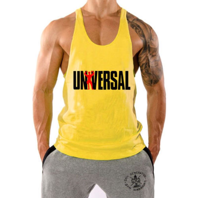 Férfi ruházat Fitness Brothers Muscle Laza Hétköznapi Sport Kosárlabda Futás I alakú mellény pamut_voghion.com