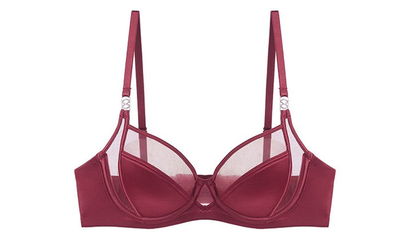 Women's Intimates New Underwear Set Ultra Thin Style Big Breasts Show Small Breasts Gathered Breasts Anti Sagging Sexy Soft Steel Ring Bra_voghion.com