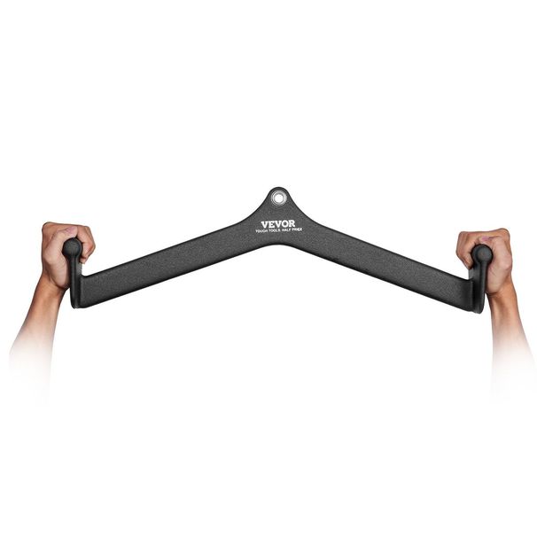 VEVOR LAT Pulldown Bar Tricep Handle Attachment V-bar Cable Machine For Home Gym_voghion.com