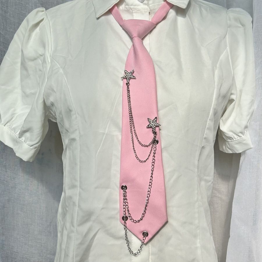 Catena per donna INS elastica senza nodi semplice moda JK stile college personalità cool stella alla moda_voghion.com