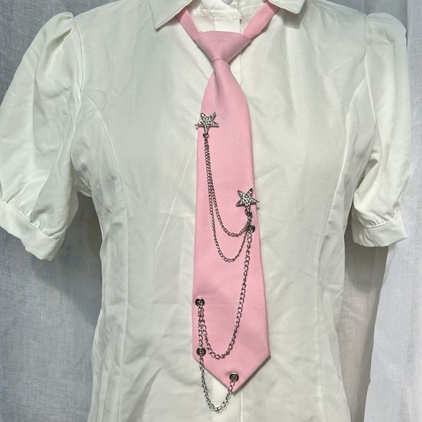 Catena per donna INS elastica senza nodi semplice moda JK stile college personalità cool stella alla moda_voghion.com