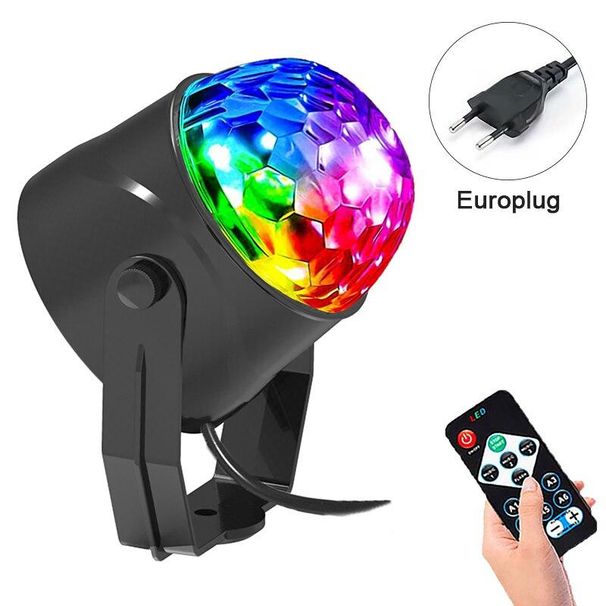 1 tk DJ diskolamp RGB diskopalli peolamp LED-projektor strobovalgus sünnipäevapeo autoklubi baaristereo YSXX_voghion.com
