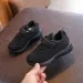 Tennisschuhe für Kleinkinder, zum Reinschlüpfen, für Mädchen und Jungen, Sportschuhe, Happysteps, Mesh mit weicher Sohle, Kindersport, Rosa, Schwarz, Weiß_voghion.com
