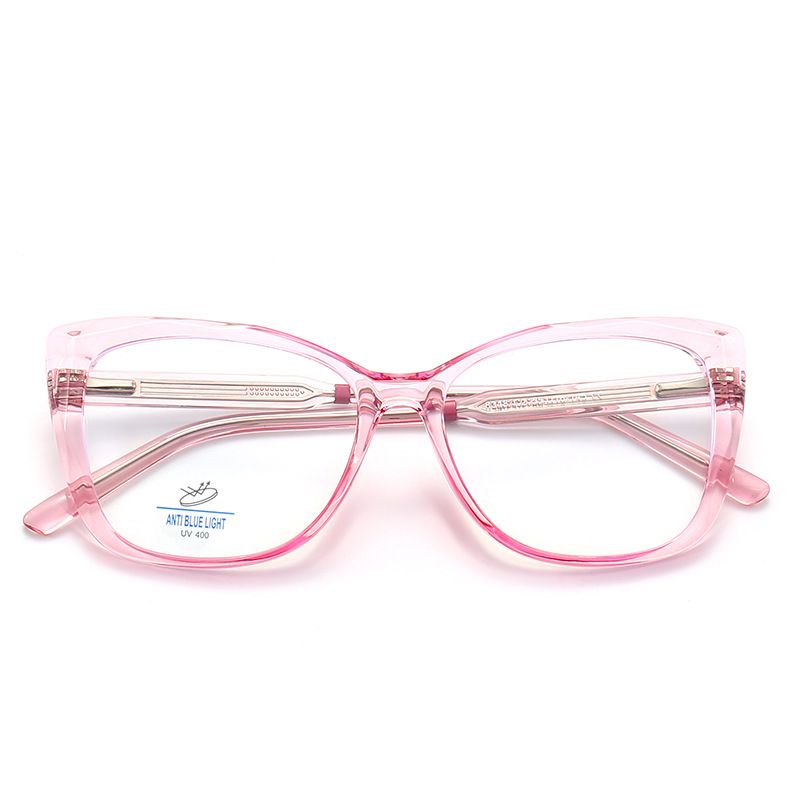 New 8348 Elastic Leg Round Men's and Women's Universal TR90 Frame Anti Blue Light Glasses Flat Mirror_voghion.com