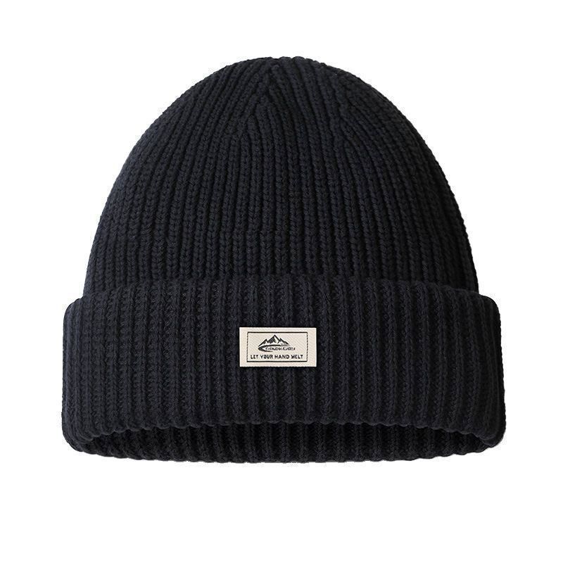 Hot Rea Vinter Herr Cashmere Ull Stickade Beanies Skully Klassisk Randig Unisex Enfärgade Custom Knit Beanie Hattar_voghion.com
