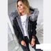 Women's clothing plus plush collar women's thickened cotton denim jacket _voghion.com