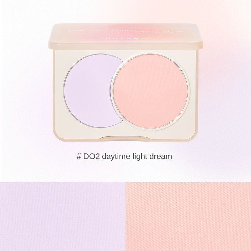 Tangerine bicolor Fard de obraz Obraz mov Albastru Balonare Cremă Pudră de caise Cosmetice astringente pentru conturare_voghion.com