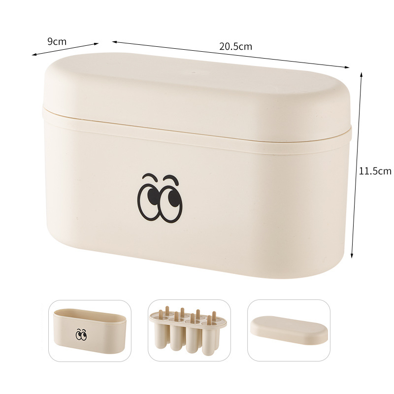 Ice Cream Mold With Lid, Household Children's Food Grade Popsicles Ice Cream Homemade Ice Cream Mold_voghion.com