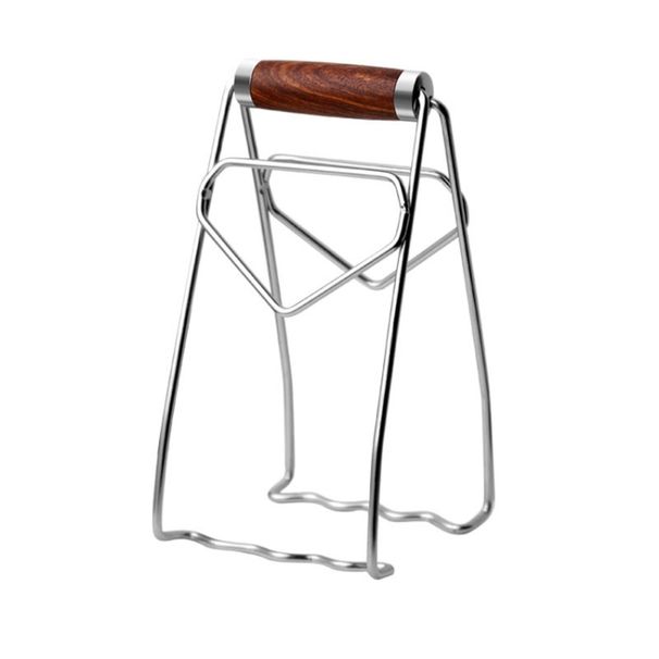 Sollevatore antiscivolo per ciotole e piatti da cucina con clip antiscottatura_voghion.com