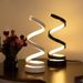Small Whirlwind Spiral Decorative Atmosphere Table Lamp Modern LED Bar Creative Warm Romantic Bedside Night Light Gift_voghion.com