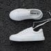 2024 Spring New White Men's Shoes Trendy Shoes Korean Style Low-top Canvas Shoes Cloth Shoes All-match Casual White Shoes_voghion.com