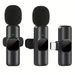 Integrated Microphone K9 For Outdoor Live Broadcast Anchor Recording Equipment, Wireless Lavalier Microphone, One To Two_voghion.com