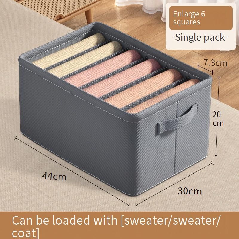 Sacos funcionais PP board roupas e calças caixa de armazenamento denim moletom partição armazenamento artefato dormitório estudantil guarda-roupa dobrável cesta de armazenamento_voghion.com