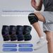 Genouillère à ressort avec sangles de compression pour le basketball, la randonnée, le cyclisme et la course à pied ; support de jambe en tissu respirant et rafraîchissant._voghion.com