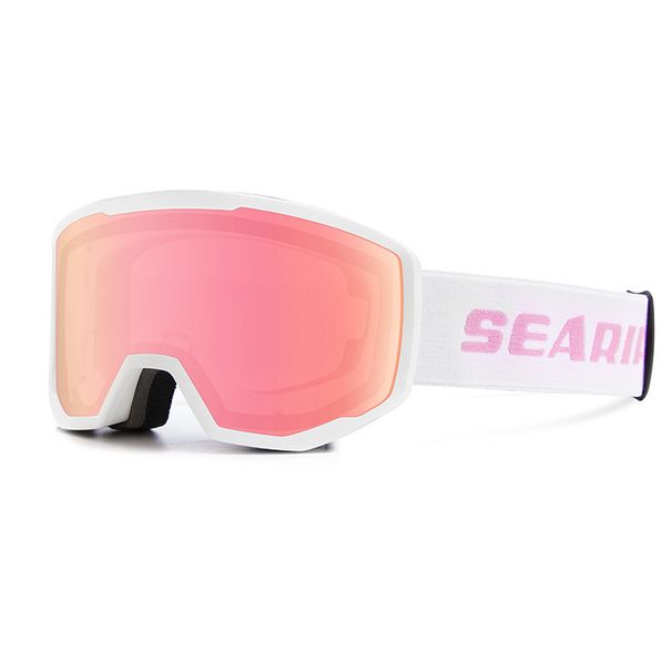 SEARIPE Snowy Pie Column Surface Goggles For Men Women, Single And Board Goggles, Double Layer Anti-Fog Ski Equipment_voghion.com