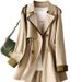 Damenbekleidung Mittellanger Trenchcoat für Damen 2024 Herbst Neuer Stil Kleine Größe Temperament Top Coat_voghion.com