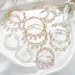 5 Style Pearl Large Hoops Earrings Round Loop Earring For Women Weding Creole Jewelry Pendientes Aros 251013_voghion.com