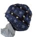 Korean version fringed star denim beret for women's summer 2024 new forward versatile casual niche newsboy hat_voghion.com
