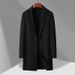 Men's Clothing autumn and winter new wool double faced wool coat Men's medium length hand sewn wool coat_voghion.com