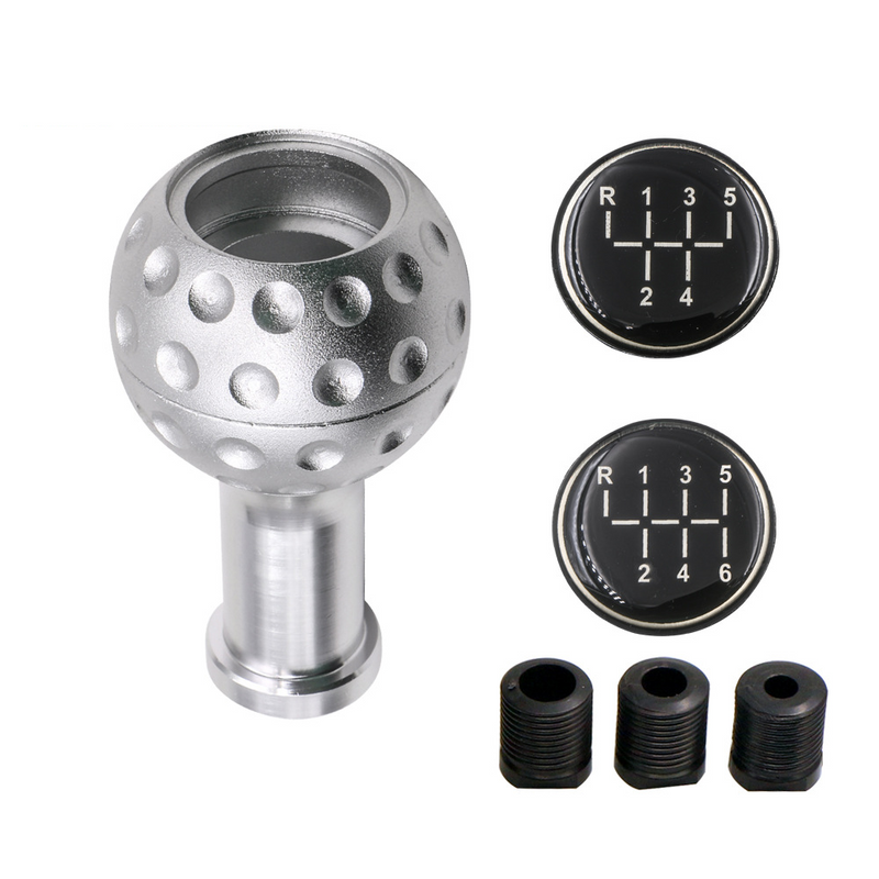 Car metal gear lever manual gear lever head auto parts GTI modified universal gear lever SK40_voghion.com