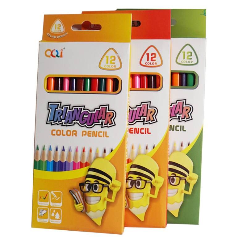 Professionele 12/24 kleuren oliebasis kleurpotloden voor kinderen, levendige en vloeiende tekeningen, ideaal voor school, kunst en kleurboeken_voghion.com