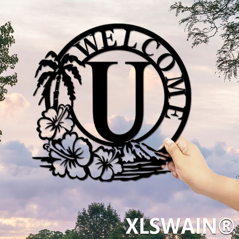 Personalized Metal Name Tags, Customized Name Tags, Surname Tags, Letter Wall Decorations, Warm Home Gifts For New Homes_voghion.com