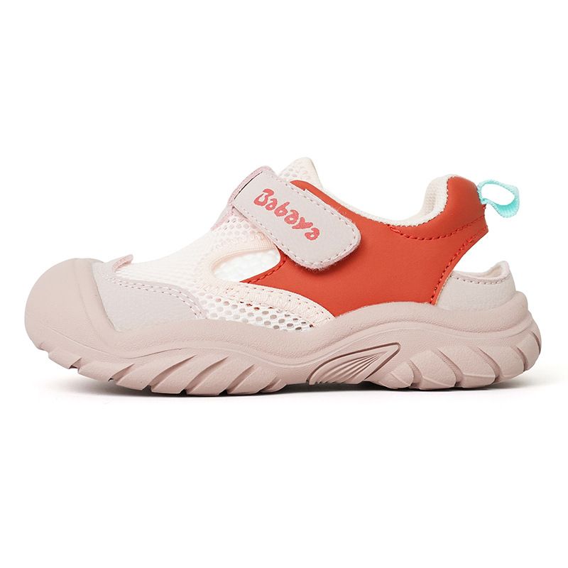 XD-YS50992 Girls' Sports Sandals, Summer New Children's Casual Breathable Running Shoes, Boys' Thin Single Mesh Shoes_voghion.com