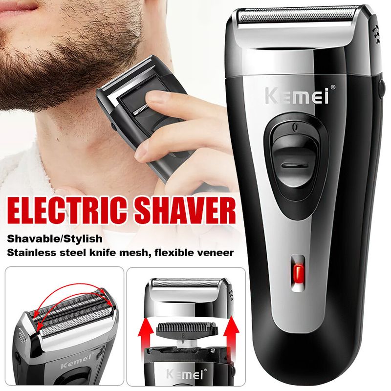Men's USB Electric Shaver Trimmer Razor Rechargeable Hair Beard Shaving Machine_voghion.com