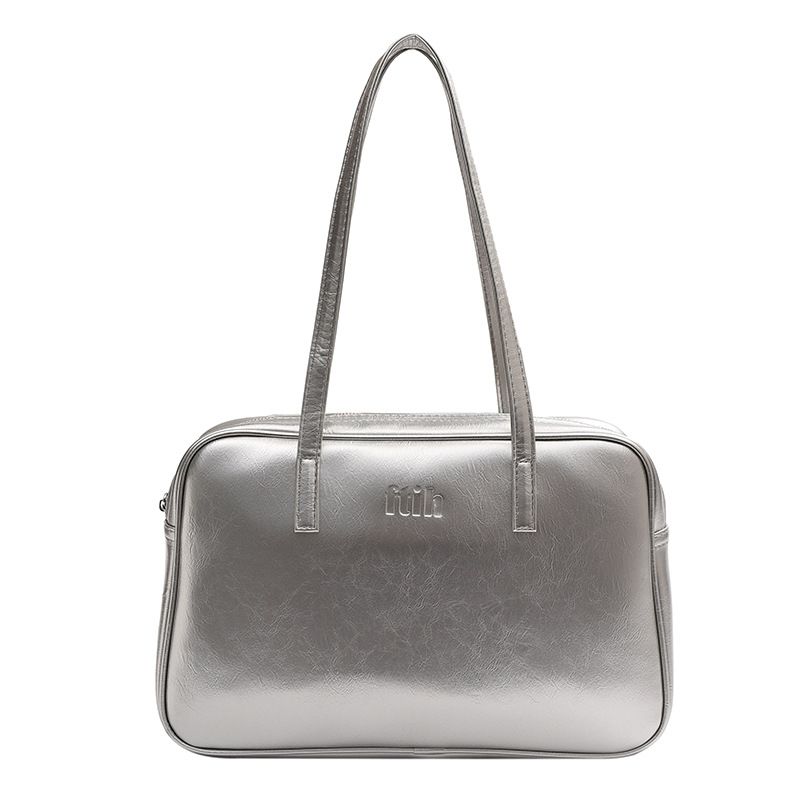Borsa da ascella con texture di nicchia per donna, nuova tendenza 2025, versione coreana, borsa a tracolla versatile e di grande capacità_voghion.com
